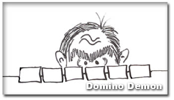Cartoon-Domino Demon by Rob-ART Morgan