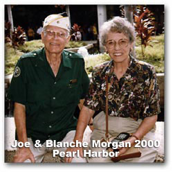 Joe and Blanche Morgan 2000 Pearl Harbor